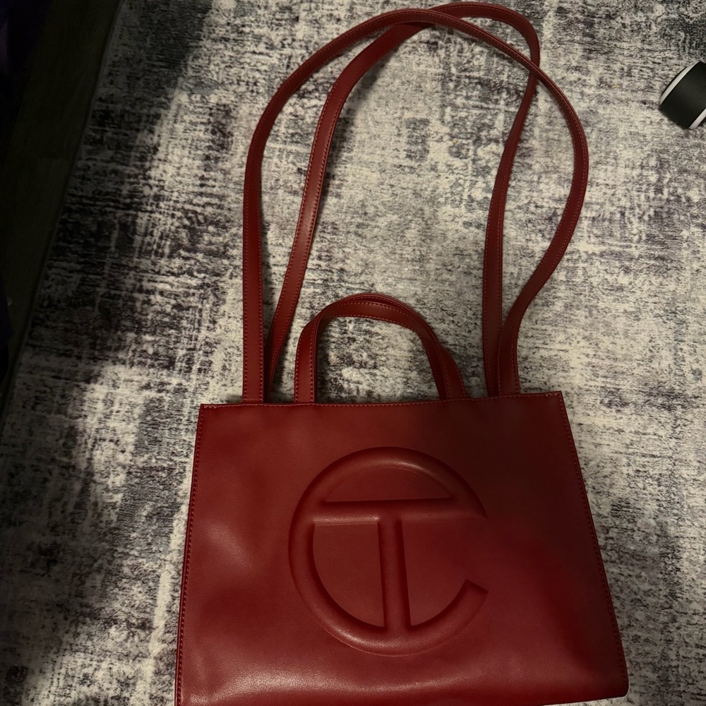 Telfar Red Tote Bag